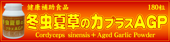 健康補助食品 冬虫夏草の力プラスAGP